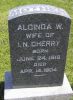 Alcinda Morrison Cherry headstone