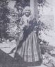Mary Ann Brockman 12-1934 in her 76 year old wedding dress
